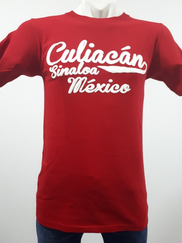 2 Playeras Puro Sinaloa Compa Culiacán Beisbolera Rojo