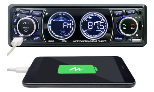 Autoestereo 1 Din Bluetooth/aux/usb/fm/tf