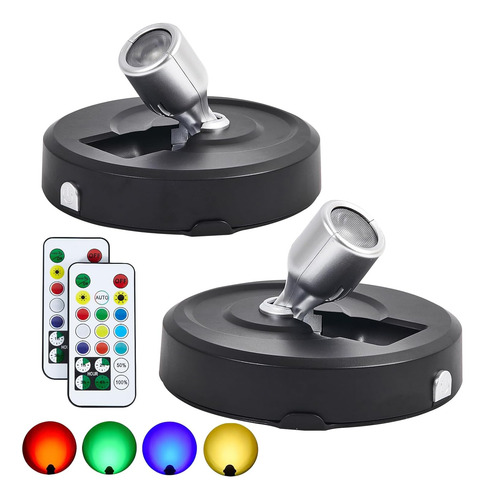 Focos Led Inalámbricos Con Batería, Luces De Colores Rgb Par