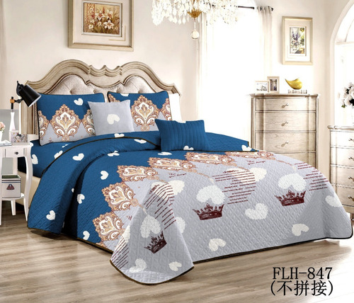 Cubrecama Verano Quilt 2 Plazas Varios  Diseños (g25)