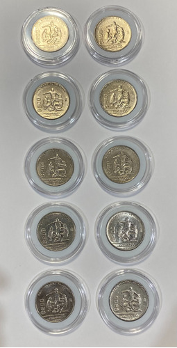 Monedas Antiguas Mexicanas, 10 Monedas Mundial 86 C/cápsula