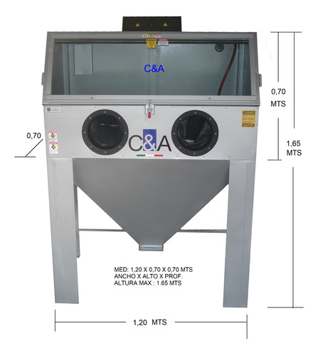 Fabricacion De Cabinas Y Tolvas Para Sandblasting C & A