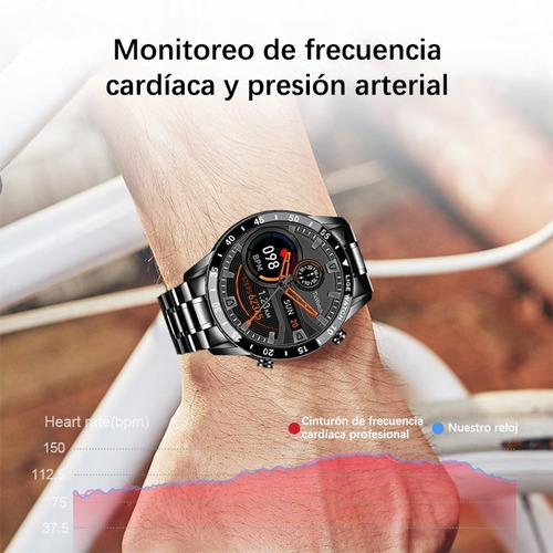 Imagen 3 de 10 de Reloj Inteligente Contestar Llamada Deportivo Contra Agua