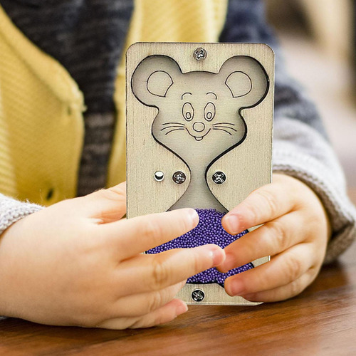 2 Tablero Ocupado Para Niños, Piezas De Bricolaje, Violeta