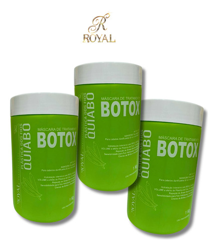  Royal Quiabo  Botox Kit 3 Unidades  3 kg