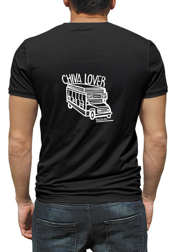 Camiseta Negra Básica De Hombre Chiva Lover
