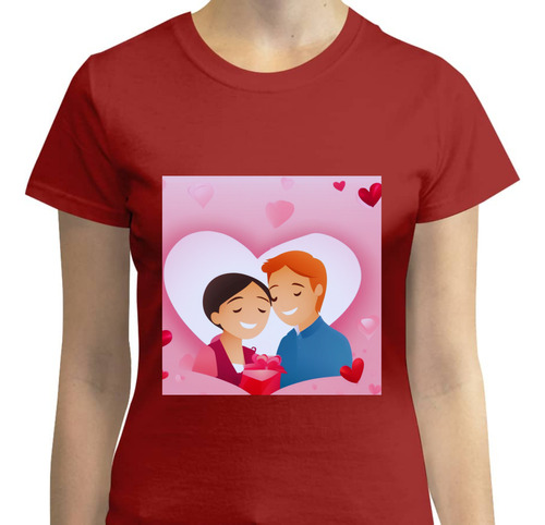 Playera Pareja Enamorada - Día Del Amor - Amor - Pareja