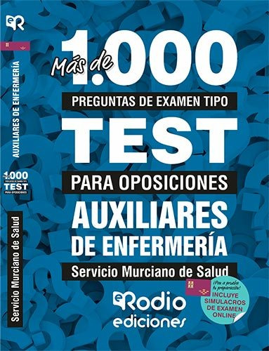 Mas De 1,000 Preguntas Examen Test Auxiliar Enfermer Murcia