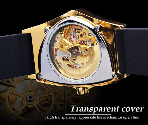 Reloj Automático Para Hombre Triangular Hollow