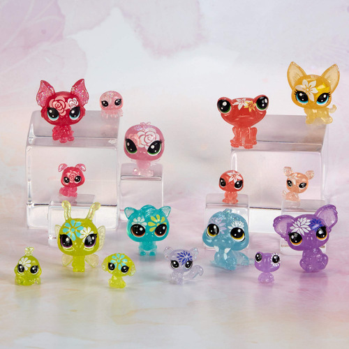 Set Muñecos Littlest Pet 16 Mascotas Florecentes Lps
