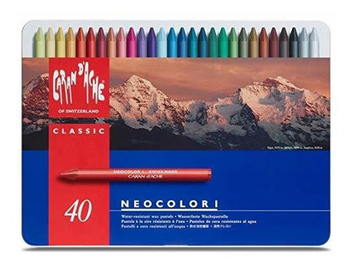 Caran Dache Neocolor Pastels (40 Colores) (7000.340)