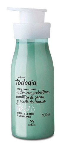 Imagen 1 de 3 de Natura Tododia Hojas de Limón y Guanábana Crema Corporal 400ml Natura Tododia Hojas de Limón y Guanábana Crema - Dosificador - Limón - Unidad - 1 - 400 mL - 400 g