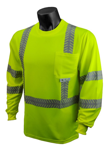 Inc St24-3pgs-m St24-3 Class Safety Camiseta Proteccion Uv