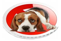 Comprar Señalamiento Letrero Prohibido Ingreso Con Mascotas Redondo