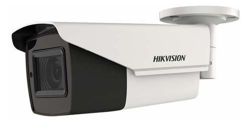 Hikvision Cámara de Seguridad Tipo Bala TURBOHD 5 MP Con Lente Motorizado Proteccion IP67 Para Uso Exterior + 40 mts. de Luz Blanca Para Vision Nocturna CCTV Compatibilidad TVI-AHD-CVI-CVBS