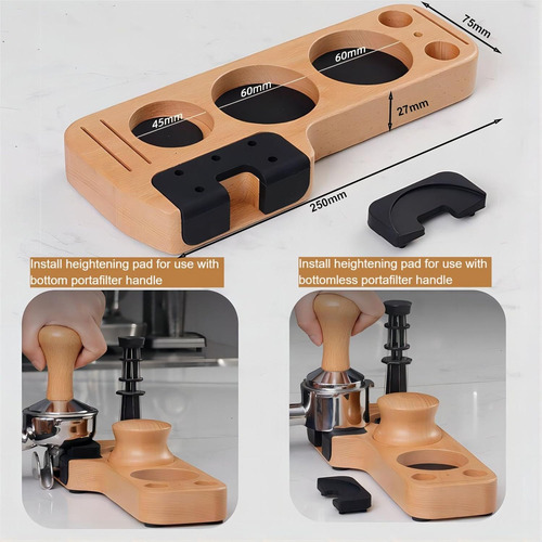 Espresso Tamper Station Estación De Bateo Pisón Para Café