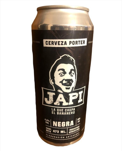 Cerveza Japi Porter Negra El Bananero Nueva Linea 473ml