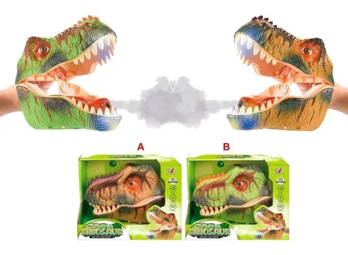 Juguete Dinosaurio Sonido Luz Humo Bateria Recargable Cabeza Juguete Dinosaurio Sonido Luz Humo Bateria Recargable Cabeza