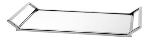 Royal Bandeja Aço Inox Com Espelho Mirror 21x40x05cm