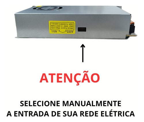 Fonte Chaveada Colméia 12v 30a 360w 127v/220v