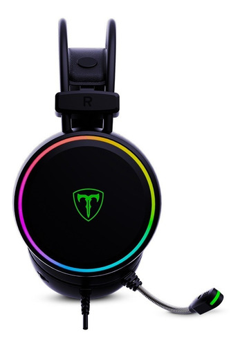 Imagen 6 de 6 de Auriculares Gamer T-dagger Sona Usb 7.1 Rgb Microfono Comodo