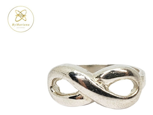 Imagen 5 de 8 de Anillo Plata 925 Infinito