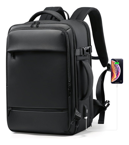 Mochila Grande Llevar Bordo, Mochila Usb Expandible De ...