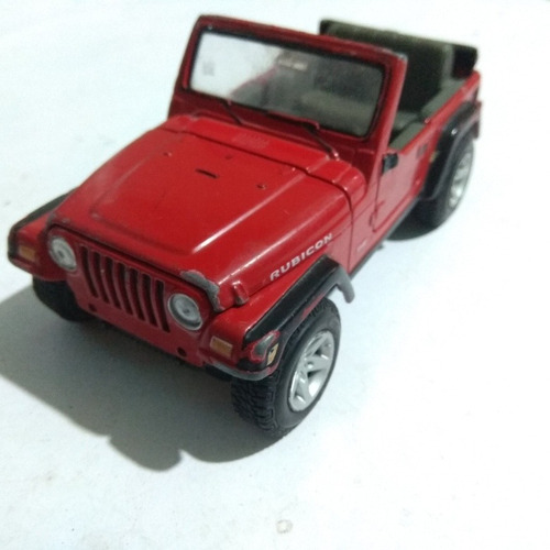 Maisto Jeep Wrangler Rubicon Roja 1/27