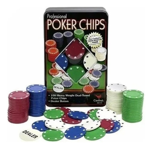 Kit Fichas Jogos Poker  Tabuleiro Baralho Entrega Rápida 