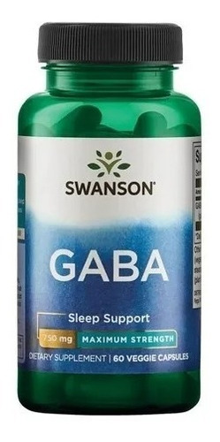 Gaba Swanson 750mg 60 Veg Caps Envio Gratis