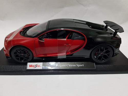 1:18 Maisto escala-Bugatti Chiron Sport-Rojo-Diecast Modelo Coche 