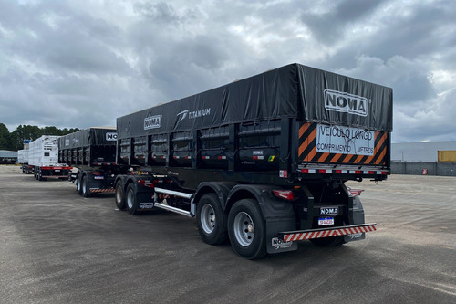 Sr Rodotrem Basculante 35m3 + 35m3 Com 7 Costelas Noma