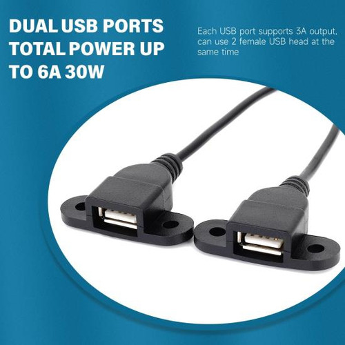 Dc 12v 24v A 5v 6a 30w Adaptador Convertidor Buck Usb Hembra
