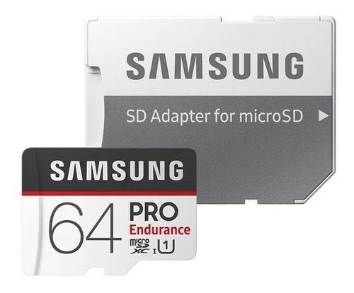 Samsung Pro Endurance Tarjeta Micro 64 Gb Sdxc Con Adaptador