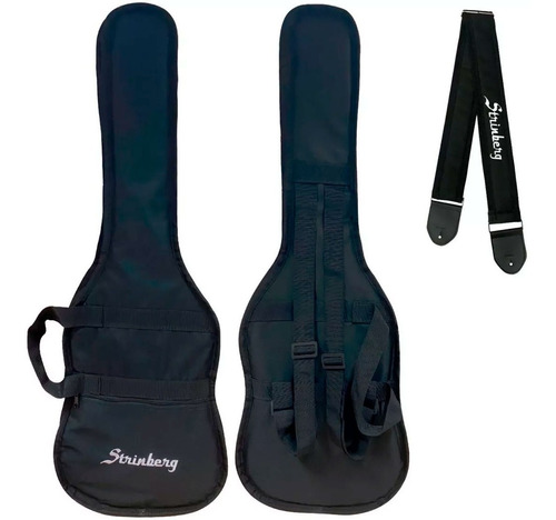 Bag Capa Almofadada Para Guitarra Strinberg + Correia