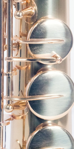 Saxofon Soprano Tonalidad Bb Llave De F# Wesner Sss1000-g