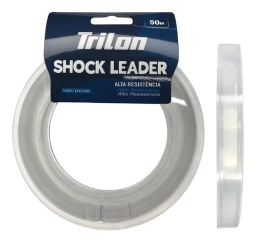 Linha Trilon Shock Leader 0,35mm 50m Líder Ultra Resistente