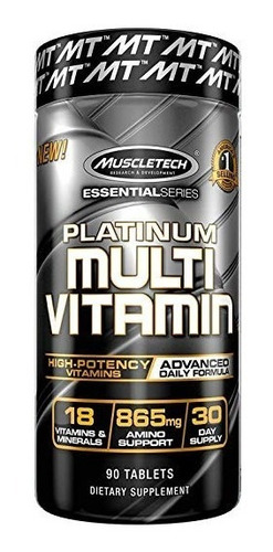 Multivitaminico Platinum 90 Tabletas + Amino + Minerales 