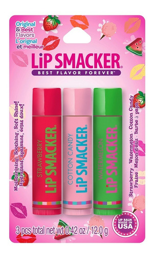 Trio Balsamos Labiales Original & Best Frutas