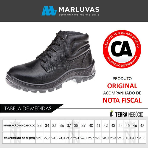 bota de segurança para eletricista marluvas