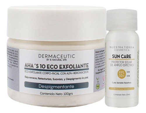 Eco Exfoliante Facial Despigmentante Y Anti acné Con Aha´s Todo tipo de piel Dermaceutic