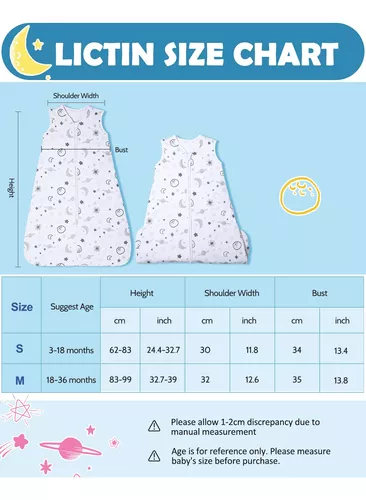 Lictin Sleep Sack 3-18 Months