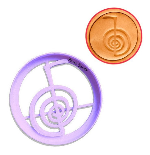 X2 Simbolos Reiki Cortantes Moldes Masa Galleta Souvenir