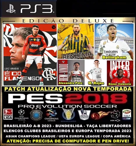 Jogo Futebol Atualizado 2023/2024 - Pc