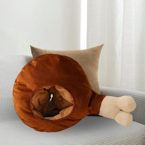 Sombrero De Peluche Con Baquetas De Pollo, Tocado De Juguete