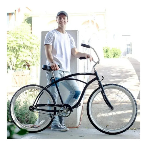 Firmstrong Urban Man Single Speed Beach Cruiser Bicycle, 26 Verde 0