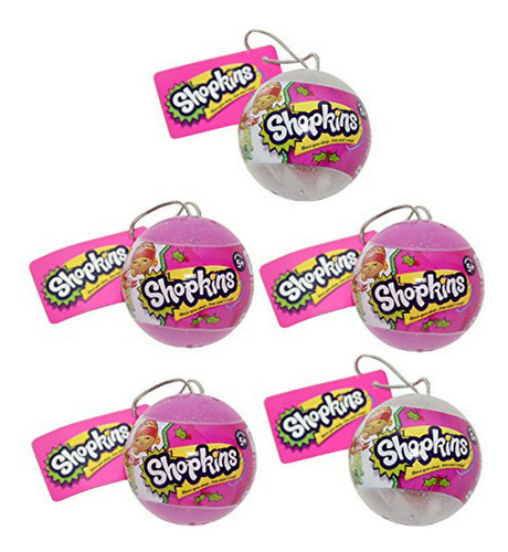 5 shopkins Bolas De Navidad Juguete 2016