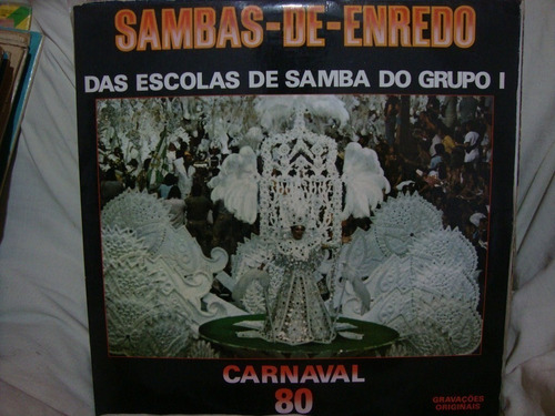 Vinilo Sambas De Enredo Do Grupo 1 Carnaval 80 Br1