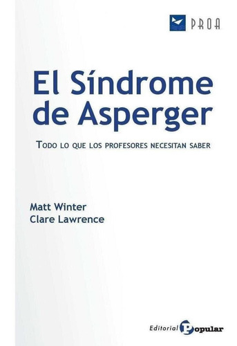 Libro: El Síndrome De Asperger. Winter, Matt. Popular