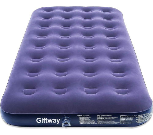 Giftway Twin Size Camping Air Mattress - 9  Colchón Inflable